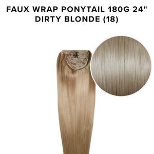 BELLAMI clip in ponytail extension Dirty Blonde
